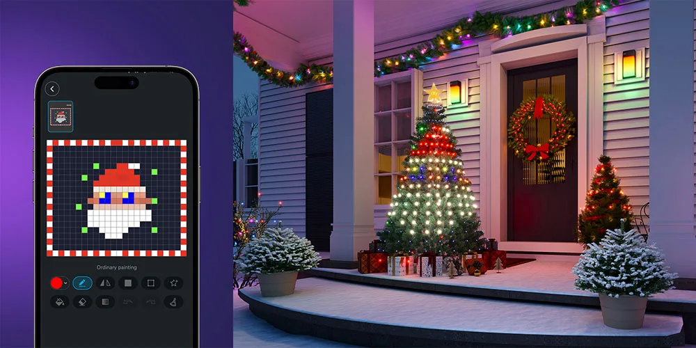 New Christmas Gift - Smart Christmas Tree Lights, 6/7FT 400LED Fairy Light for Indoor Outdoor Waterproof,Holiday Home Decor