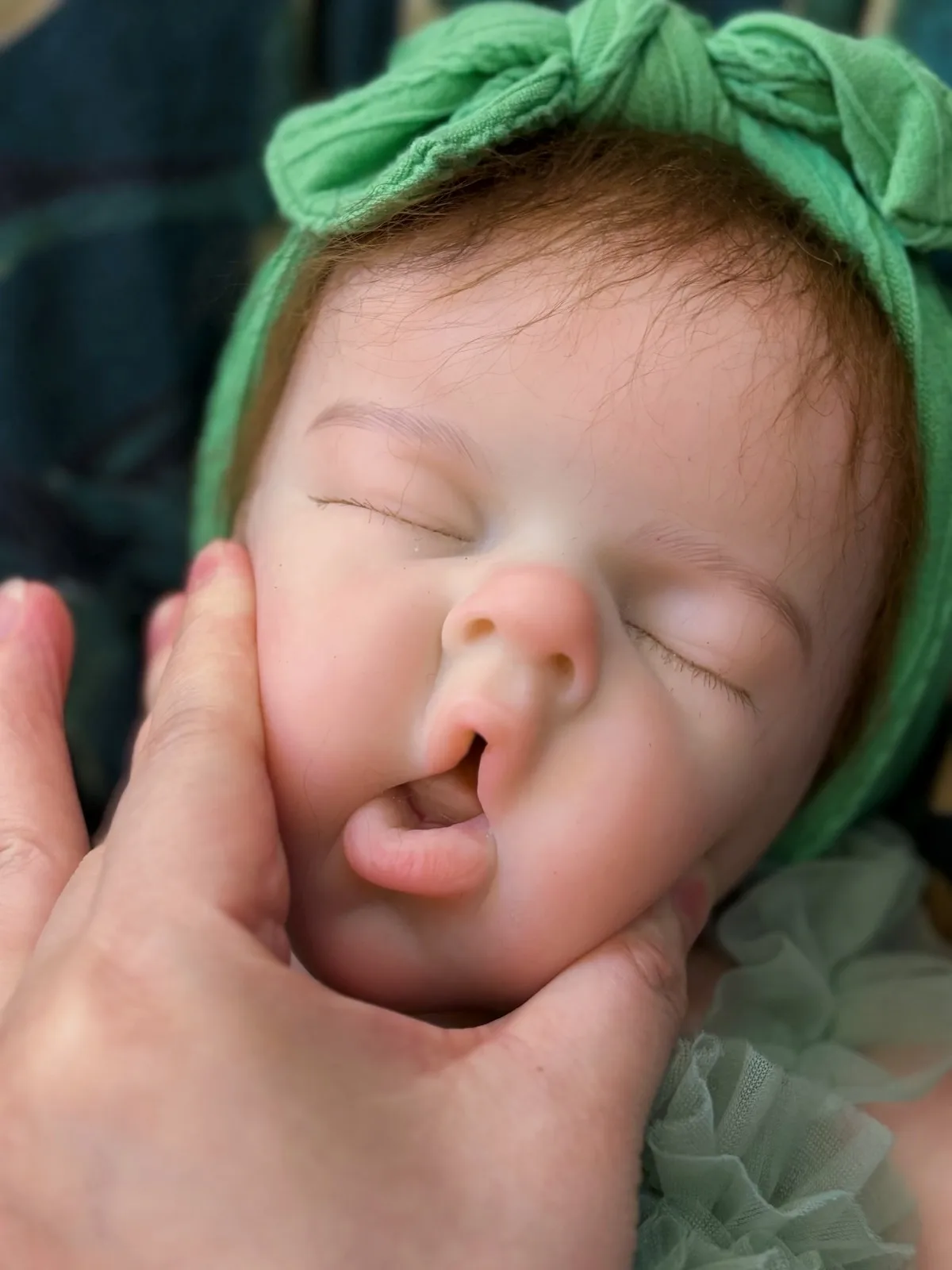 20Inch Open Mouth Silicone Girl Reborn Full Solid Silicone Reborn Dolls Painted Baby Doll Toy For Kids Reborn Corpo De Silicone