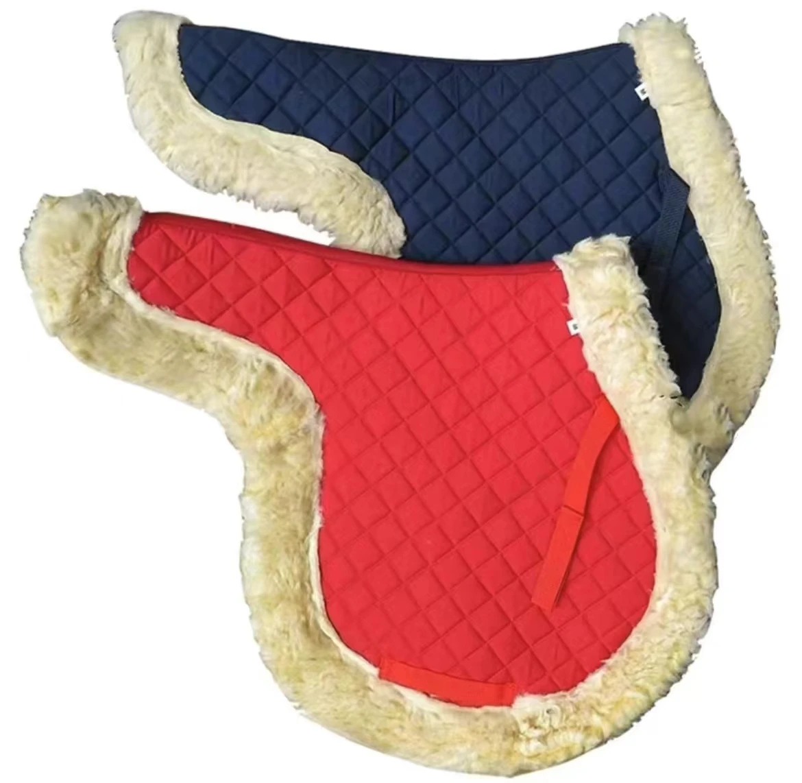 Horse equestrian breathable saddle pads riding dressage jumping Satin equestrian saddle pads for horse