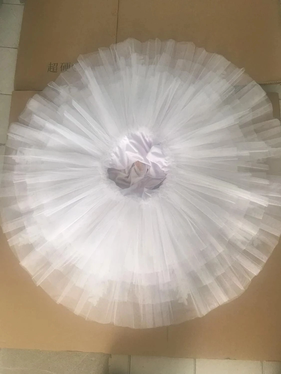 Tutu de Ballet professionnel à 12 couches pour enfants et filles, vêtements de compétition de Performance