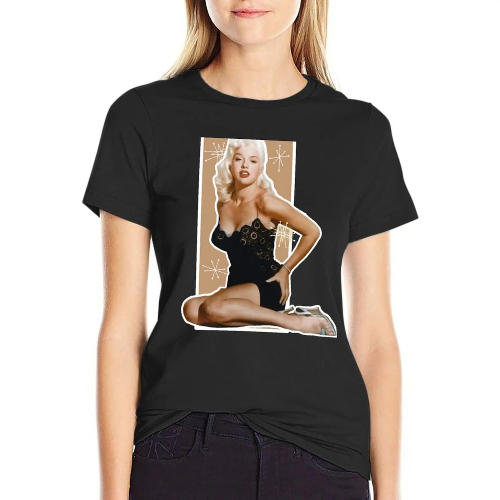 Diana 2 T-Shirt vintage clothes sweat Blouse workout t shirts for Women