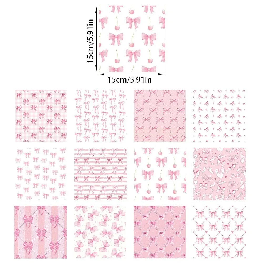 12Pcs Cartoon Design Double-Sided Printing Wrapping Paper Thick Material Waterproof Bow Wrapping Paper Double-Sided Printing