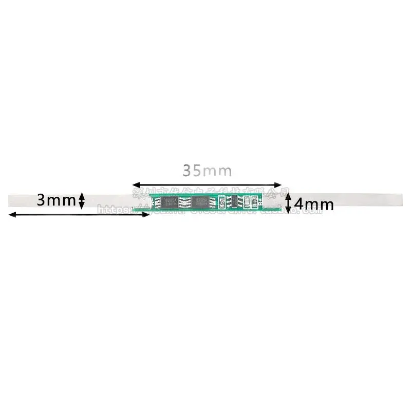 

Single 3.7V lithium battery protection board 1 string dual MOS 18650 polymer battery protection board module 5A current limit