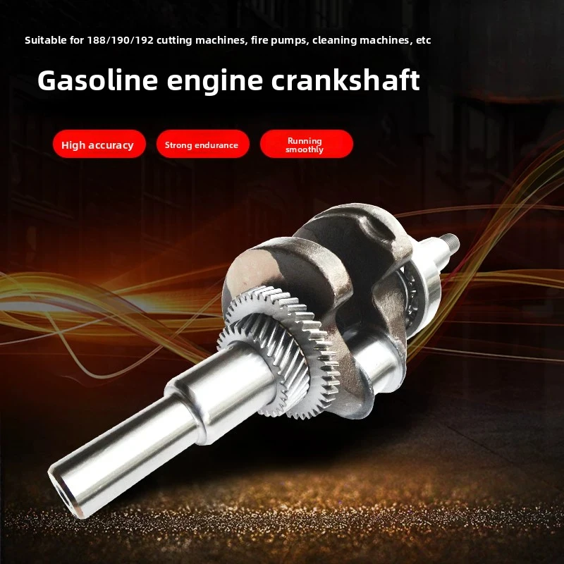XMSJ Crankshaft Replacement Parts For Sanitation Pressure Washer Fire Pump Road Cutting Machine 188F GX390 190F 192F Gas Engine
