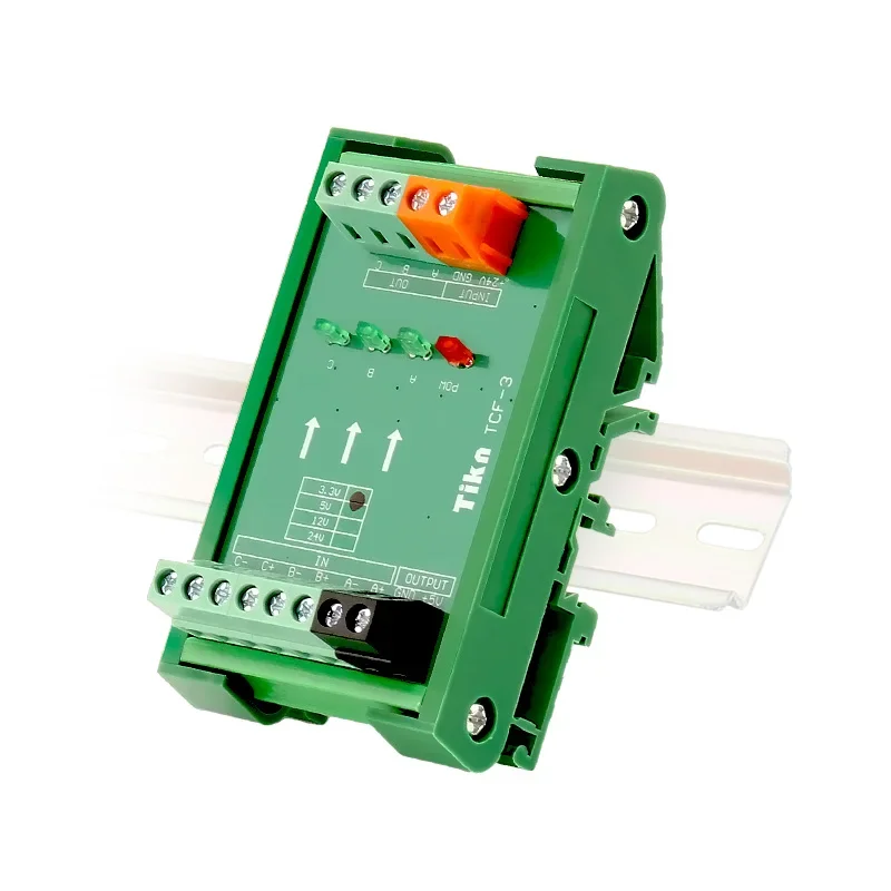 TTL differential to collector single ended encoder servo pulse signal 5V to 24VNPN to PNP signal module