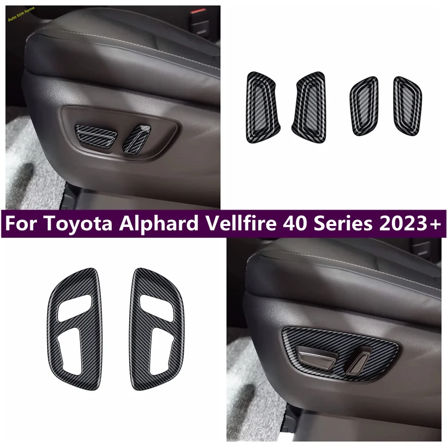 

Car Accessories Seat Adjustment Memory Button Switch Decor Frame Cover Trim Fit For Toyota Alphard Vellfire 40 Series 2023 2024