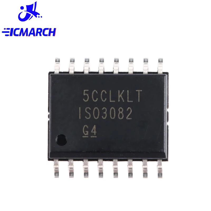 5PCS ISO3082 ISO3082DW ISO3082DWR SOP-16 Transceiver Interface Driver Chip New Good Quality Chipset