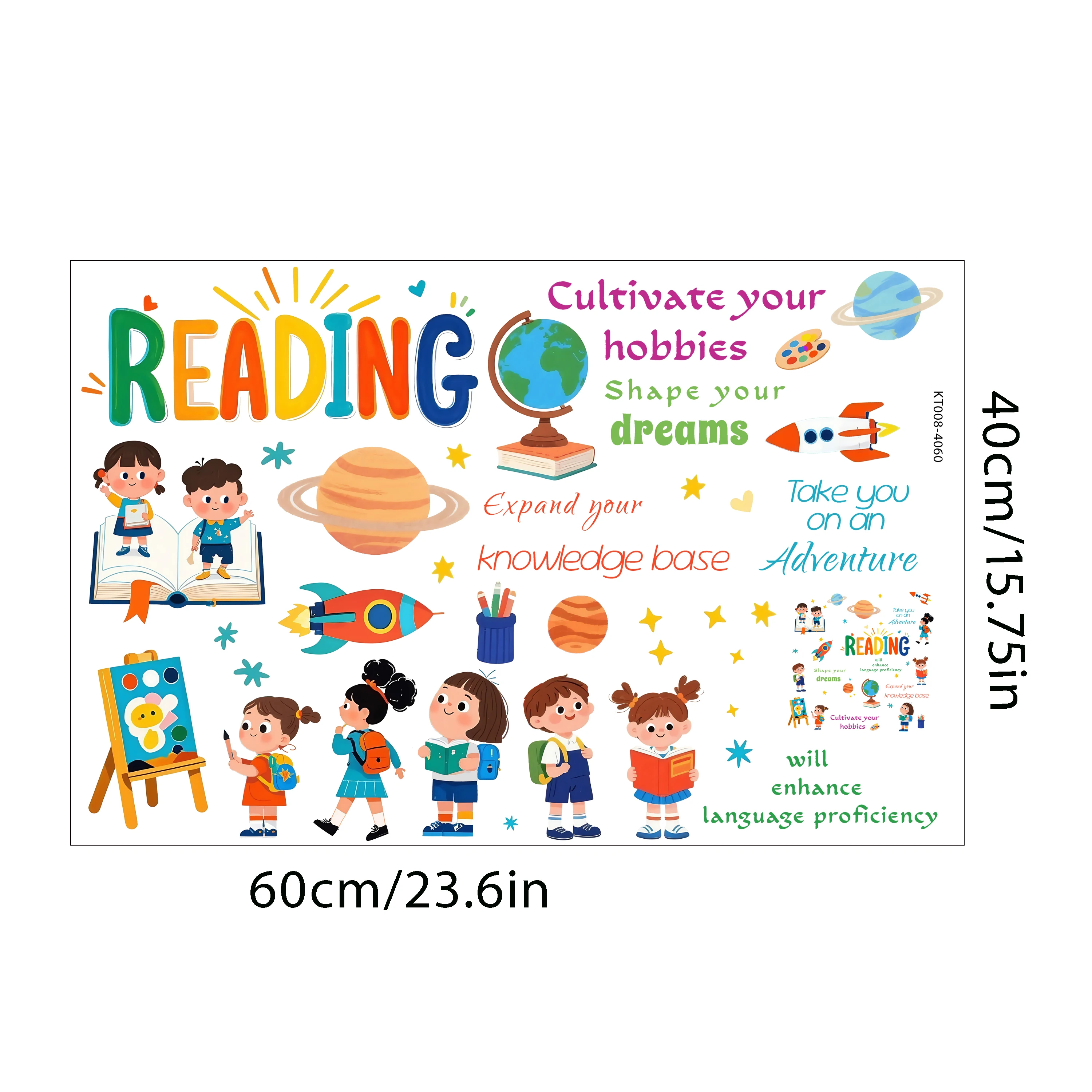 Adesivos de Parede de Personag - Kids Education Nursery avaliação e preço