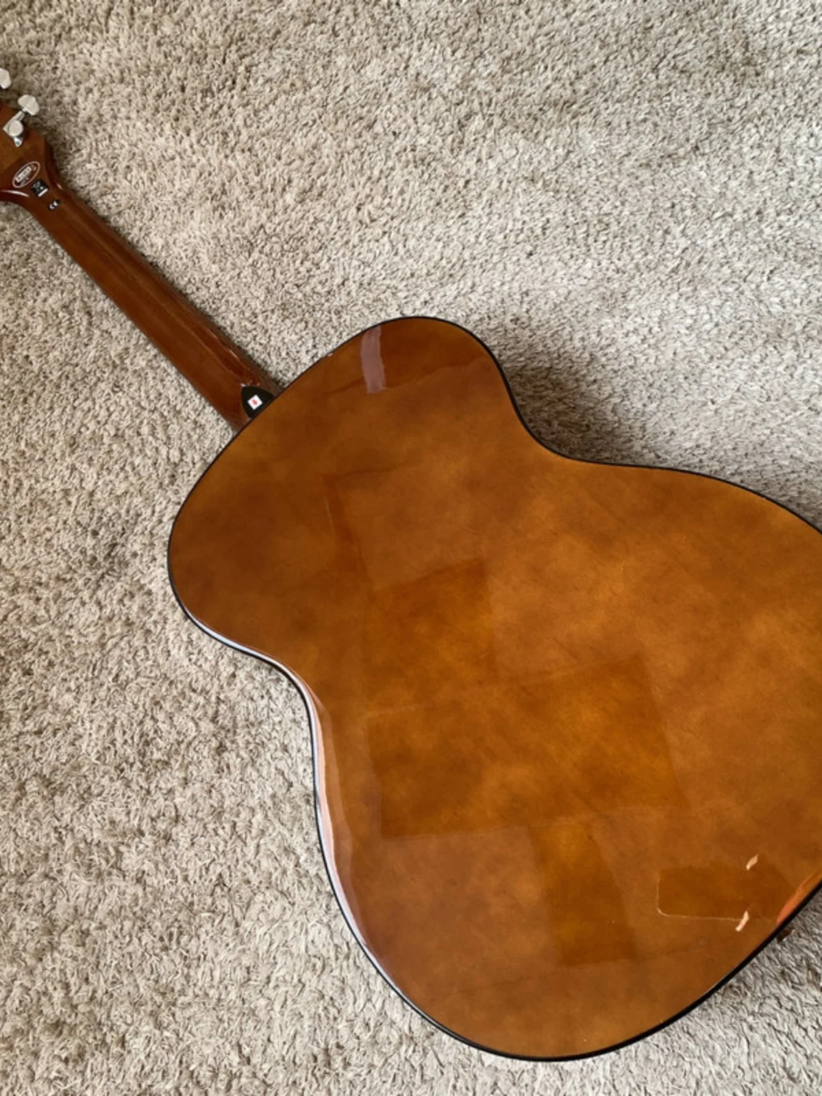 جيتار فريتليس من خشب بليست كلاود مقاس 40 بوصة بلون الخشب الأصلي للمبتدئين، جيتار صوتي شعبي، آلة موسيقية #4