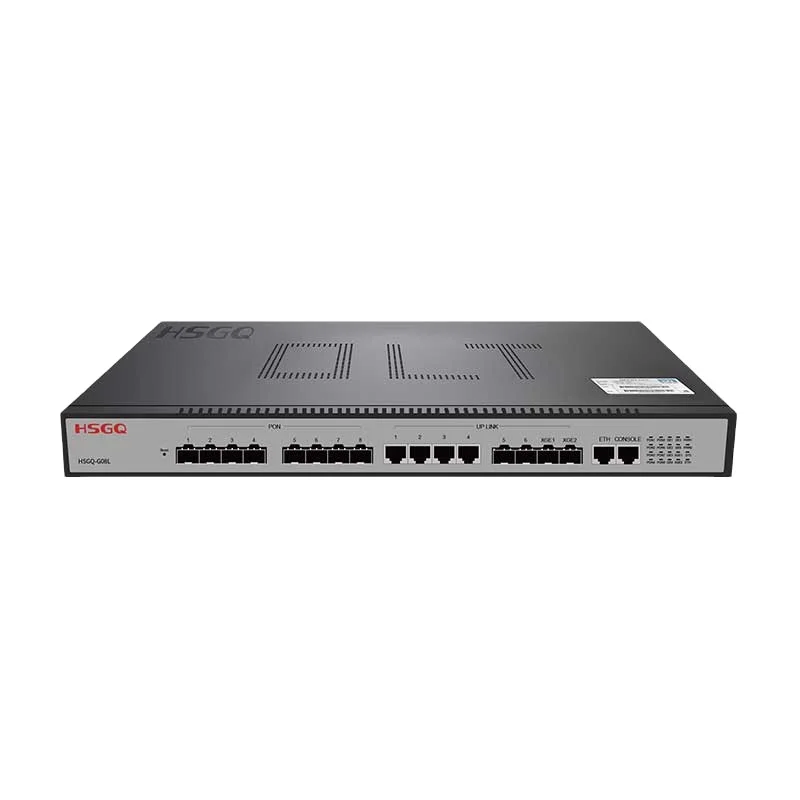 

HSGQ GPON OLT 8-контактный порт HSGQ-G04 GPON OLT соотношением разделения 1:128, 8-портовый GPON OLT