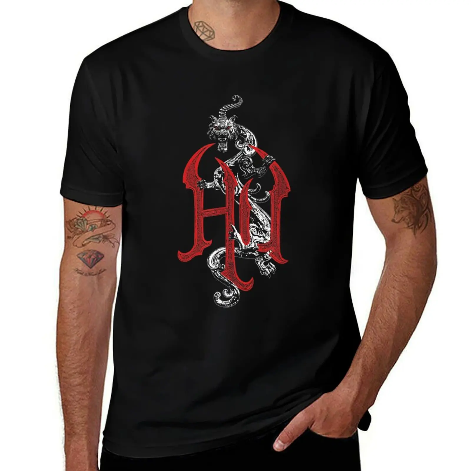 The Hu Snow Red T-Shirt Utility Work Short Sleeve Top