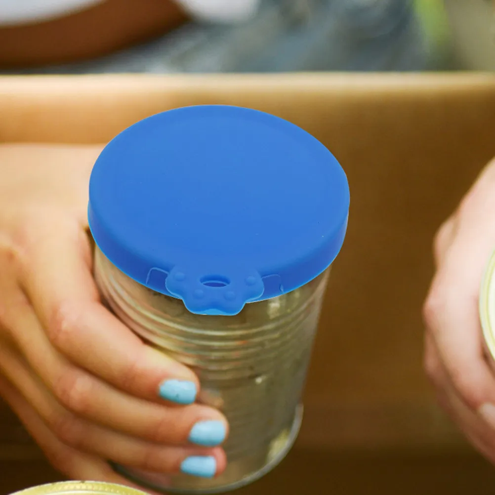 6Pcs Silicone Jar L…