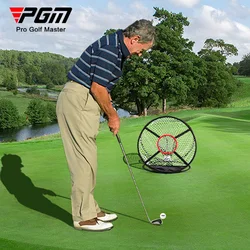 PGM Foldable Golf Swing Trainer Chipping Practice Chip Net Golf Training Aids Indoor Foldable Pitching Cages Hitting Mat