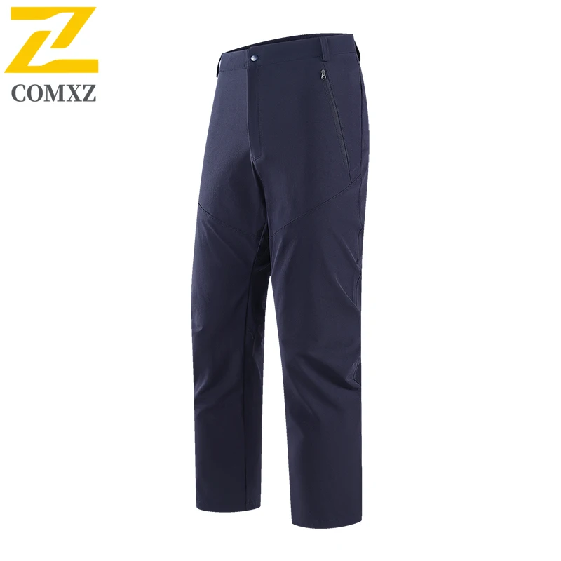 COMXZ Charge Pants Couple 2025 Outdoor Sports Windproof Waterproof Elastic Work Pants Leisure Mountain Camp Hiking Charge Pants