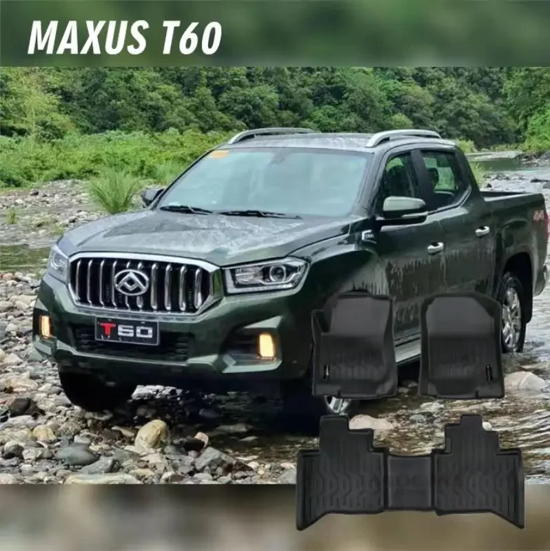 

Автомобильные коврики по индивидуальному заказу, совместимые с Maxus T60 4x4, внедорожные пикапы, сверхмощные автомобильные коврики, Tapete alfombra de coche
