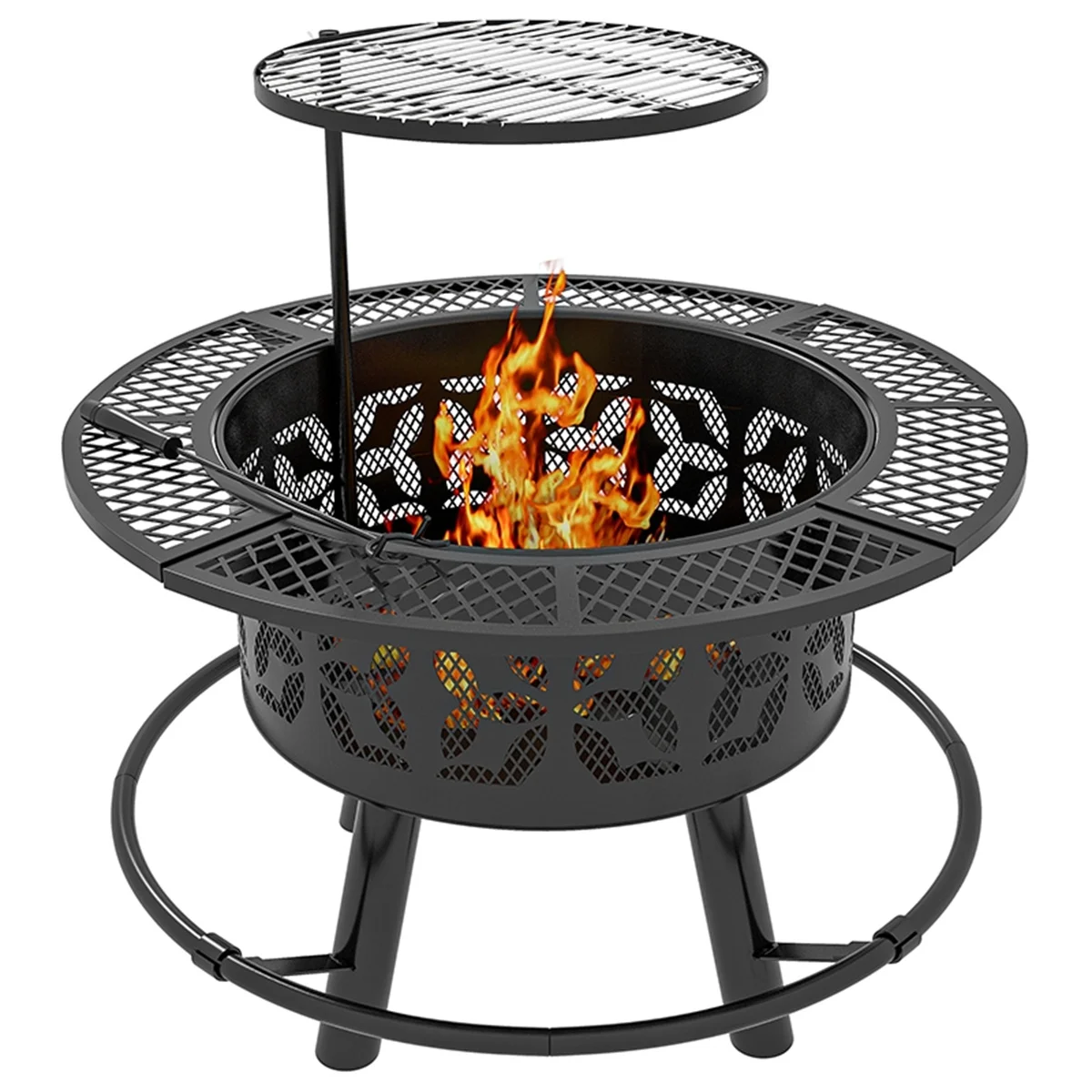 Outdoor Fire Pit Black