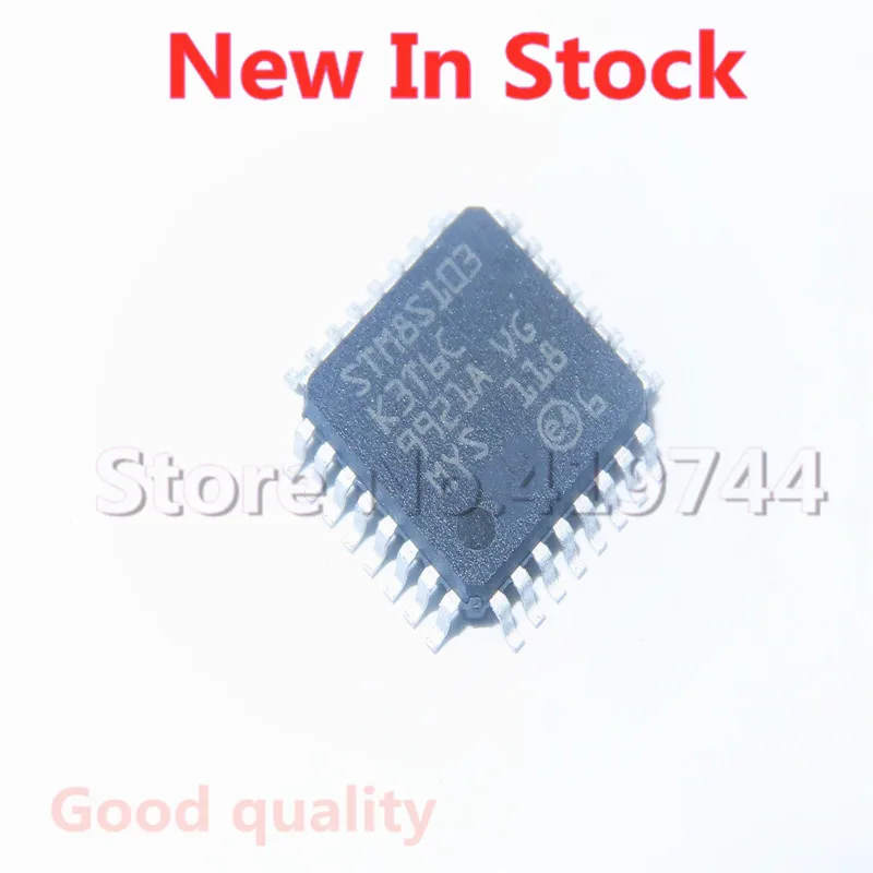 5PCS/LOT STM8S103K3T6C SMD LQFP-32 8-bit microcontroller chip New In Stock GOOD Quality