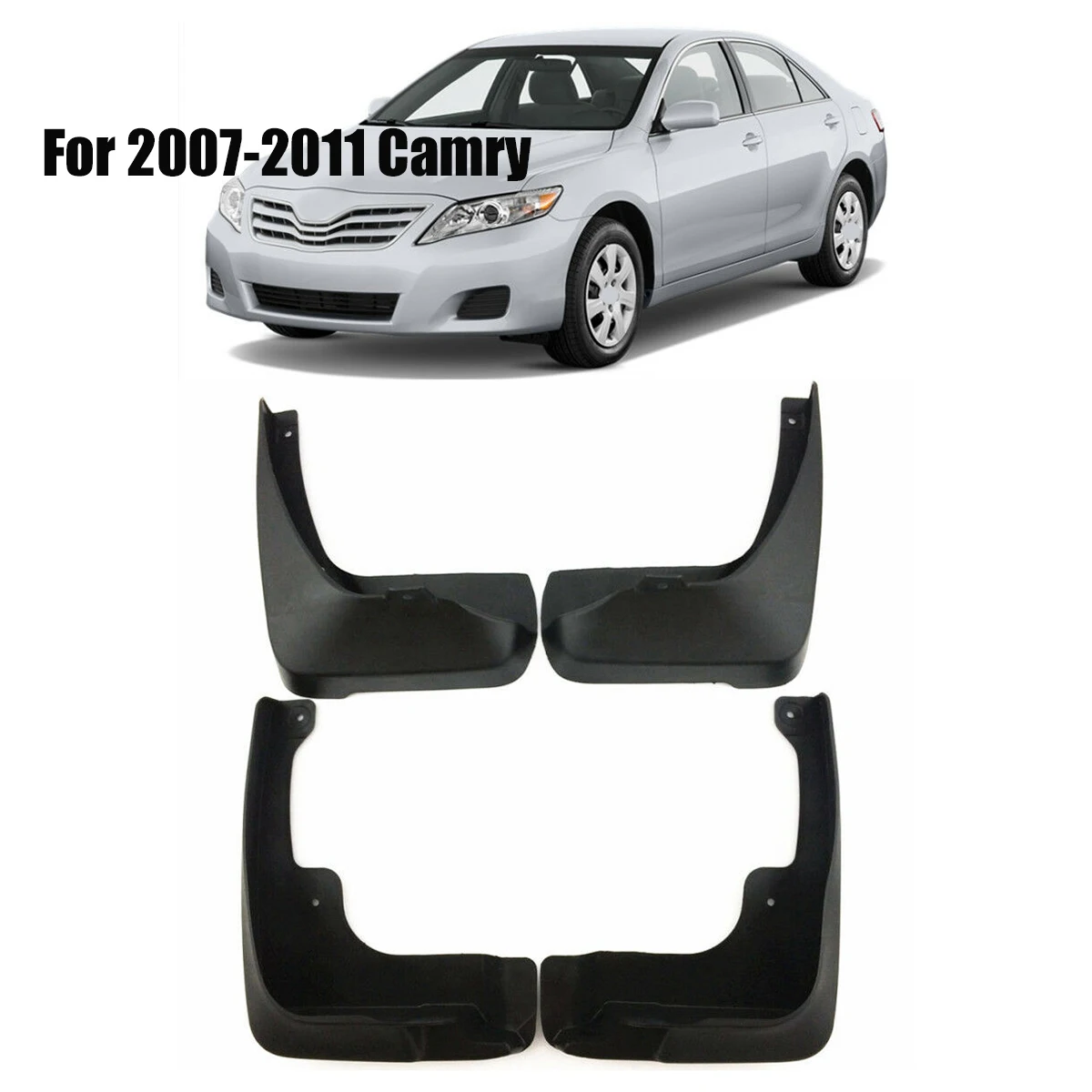 Splash Guards for 2007-2011 Toyota Camry 4Pcs Front Rear Mud Flaps Mudguards Fender Car Accessories