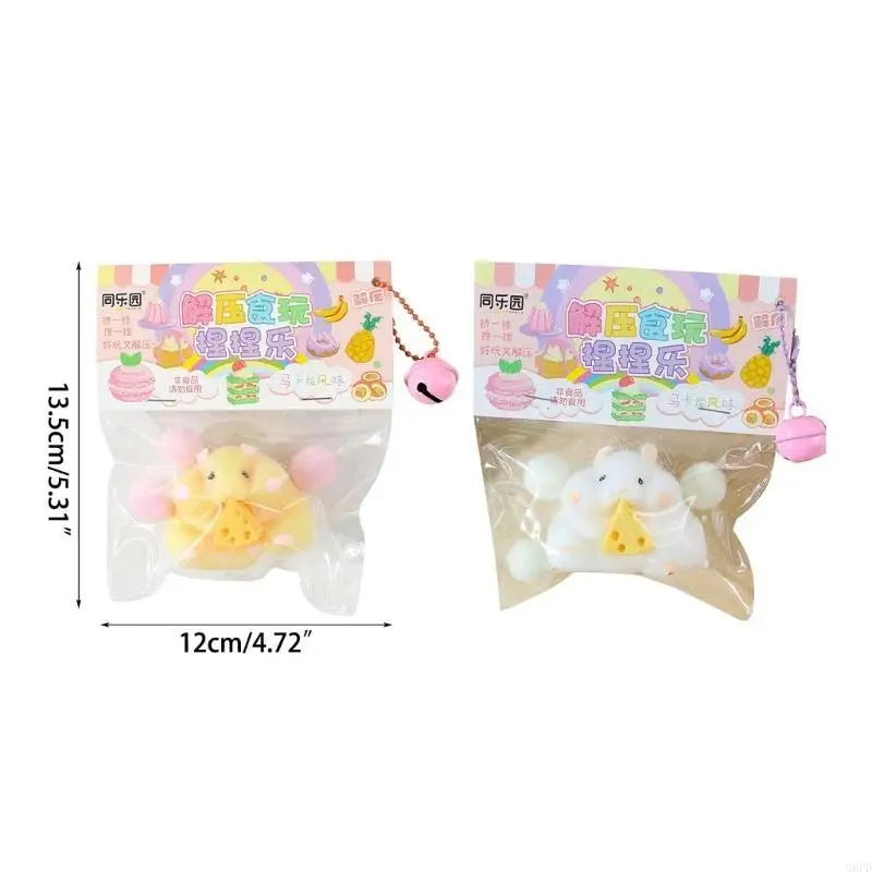 Cartoon Hamster Form Zappeln Spielzeug langsam aufsteigendes Anti -Stress -Spielzeug Stress Erhöhung Kinder Neujahr