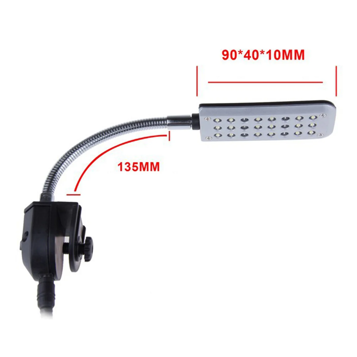 

LED Clip Aquarium Fish Tank Light Eu Plug No Radiation Durable Aquarium Lamp Clamp Lighting Clip-on Fish Tank Light