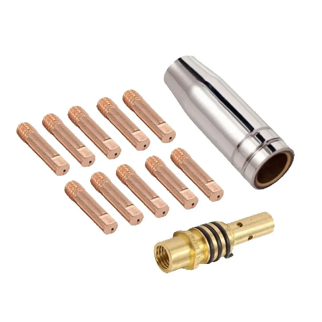 MB15 AK MIG CO2 Welding Torch of Conical Nozzle / Shield Cup / Gas Nozzle