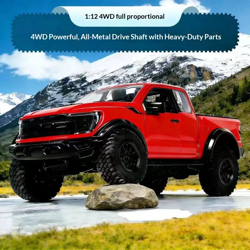 

Новая версия Hongxing: радиоуправляемый внедорожный пикап F-150 Raptor 4WD в масштабе 1:12, водонепроницаемый (до 3-5 см), для езды по любой местности, модель автомобиля для детей