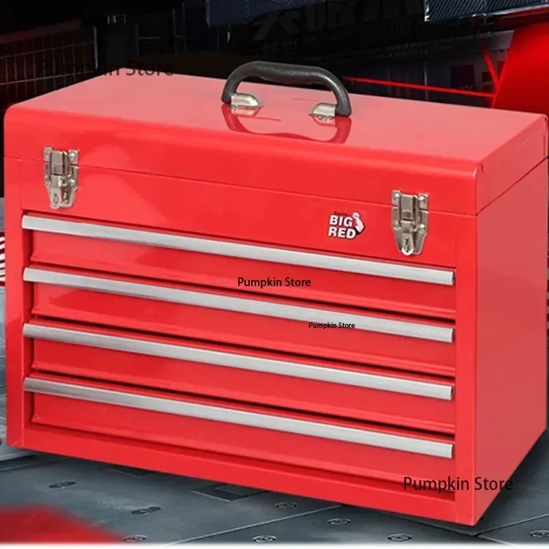 Portable Toolbox Household Set Portable Repair Multi-function Drawer Double-layer Combination Tool Storage Box