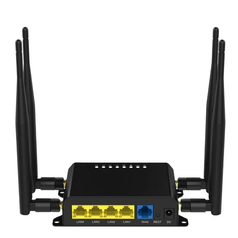 ZBT 3G 4G Router 300Mbps LTE WiFi Router Hopspot OpenWRT Firmware 4*LAN Sim Card Slot 4 External Antennas