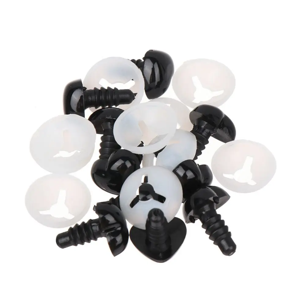 10 stücke/5 paar Rosa/Rot/Schwarz Für BJD Puppe DIY Sicherheit Tier Spielzeug Puppe Machen Handwerk kunststoff Augen Augapfel