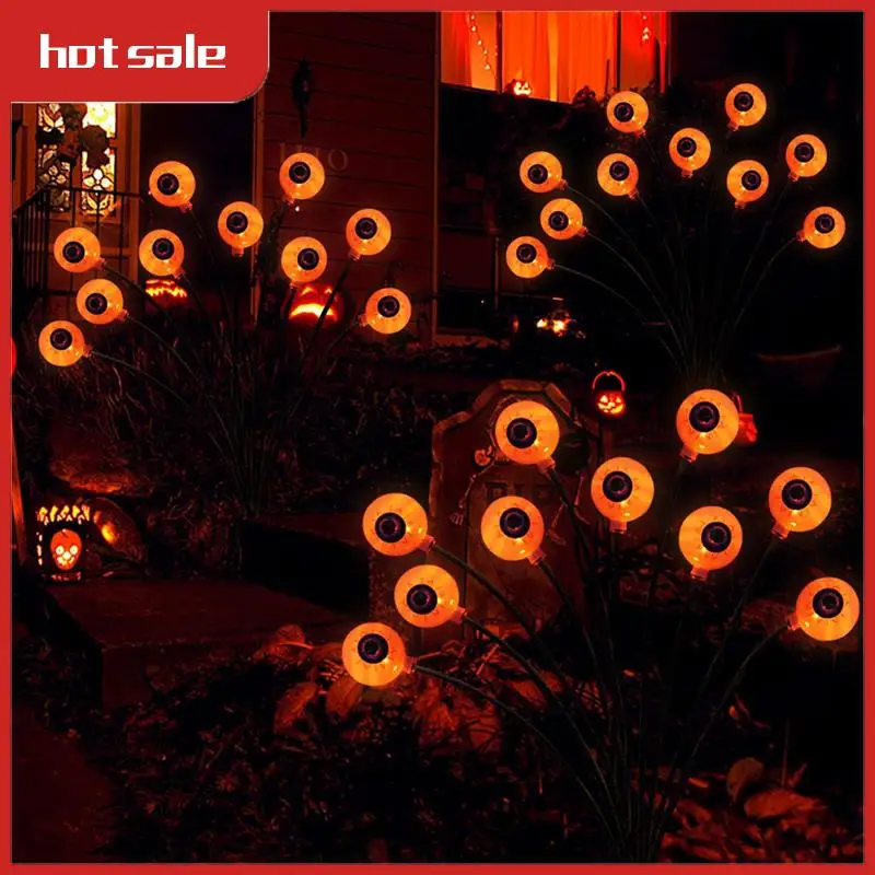 

2Pack 20LED Solar Halloween Pathway Light Swaying By Wind,Waterproof Solar Halloween Stake Light For Garden Yard Patio Durable A