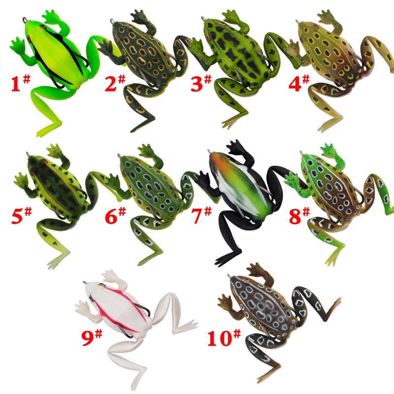 Thunder Frog Soft Bait Toad Frog 6.5cm/19g Attack Blackfish Imitation False Fishing Lure Road Runner