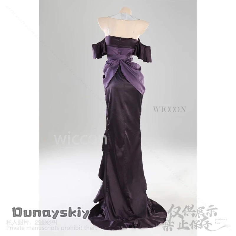 أنيمي أفرلورد الموسم 4 تأثيري ألبيدو زي مثير حتى فستان نحيل قلادة لوليتا زي حفلة هالوين عيد الميلاد كرنفال شعر مستعار