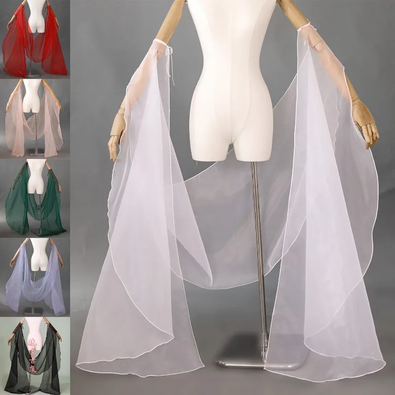 

Новая элегантная танцевальная шаль в старинном стиле с уникальным дизайном, цельная, для выступлений и плавных движений