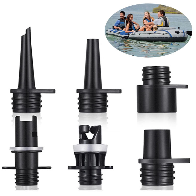 Adaptateur de Valve d'air pour planche SUP, 7 pièces, adaptateur de pompe gonflable, bateau à pagaie, Kayak, connecteur de pompe, Kit de compresseur d'air pour pneus