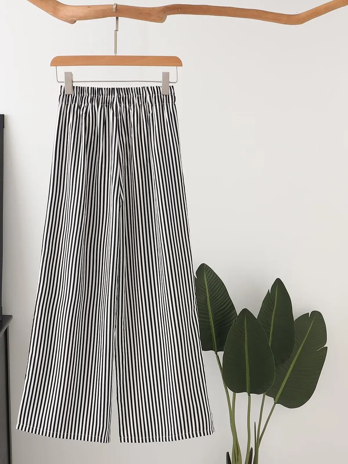 Large Size Polka Dot Casual Pants Women's High Waist Loose Hip Covering Wide Leg Trendy Fashionable Autumn New Style