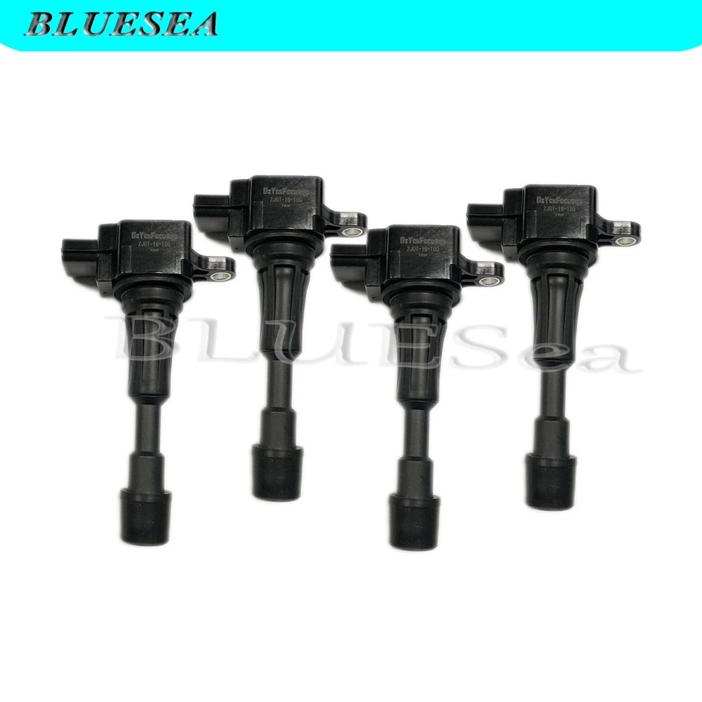4pcs /Lot Ignition Coil ZJ01-18-100 ZJ0118100 ZJ01-18-100A ZJ0118100A  AIC-4051 AIC 051 For MAZDA 3 BL BK 1.4 1.6 L