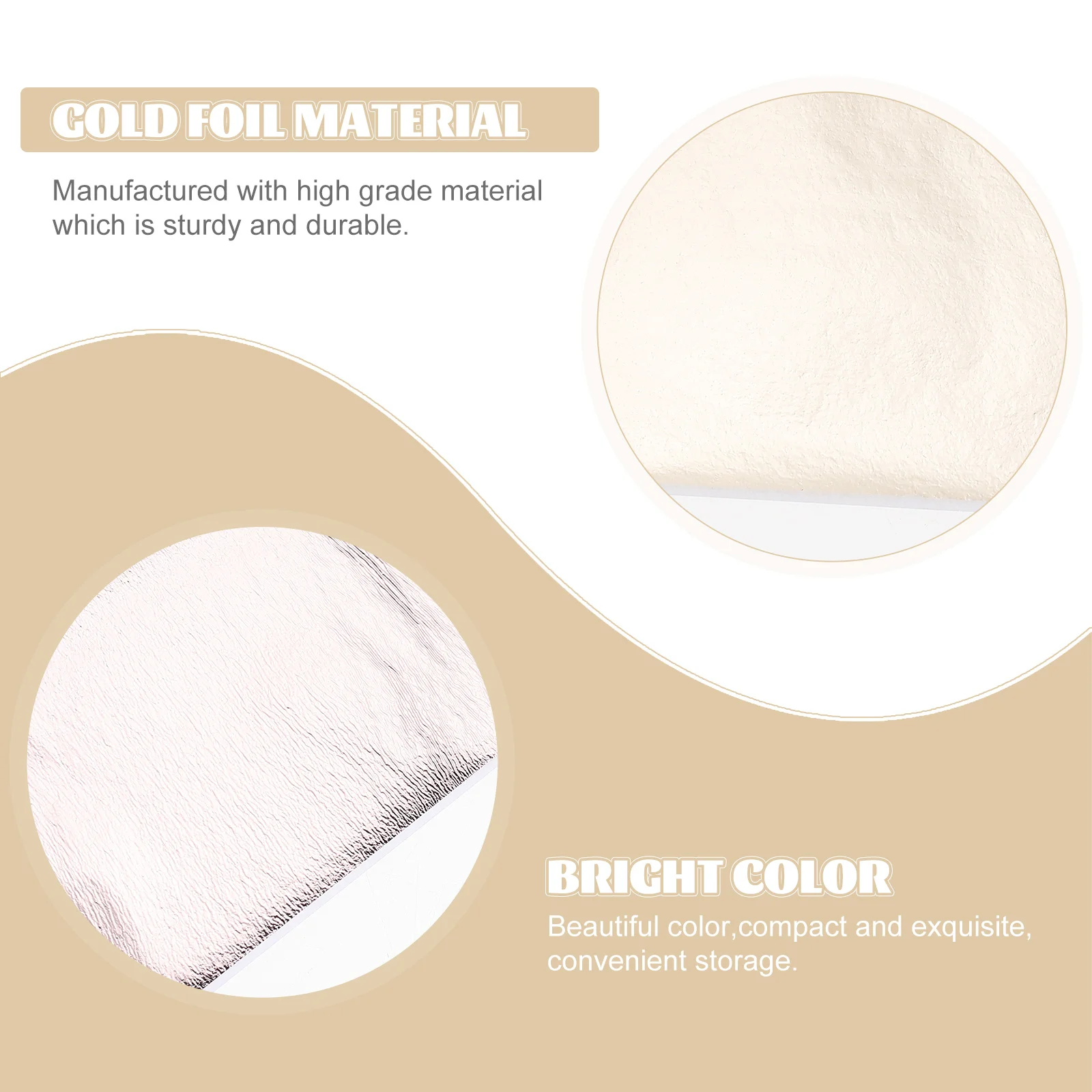 

300pcs 9x9cm Gold Foil Sheets for DIY Crafts Decoration with Various Colors Easy Application Holiday Parties Furnishings