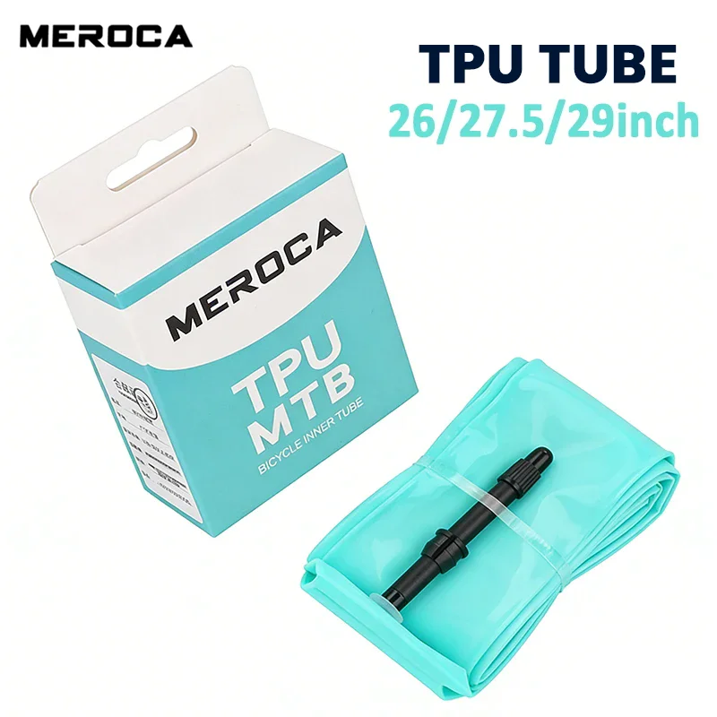 AliExpress MEROCA Tpu Bike Inner Tube MTB 26 27.5 29 Inch Bicycle Tire Tube Ultralight Durable Mountain Bike Inner Tire Presta Cycling Tube