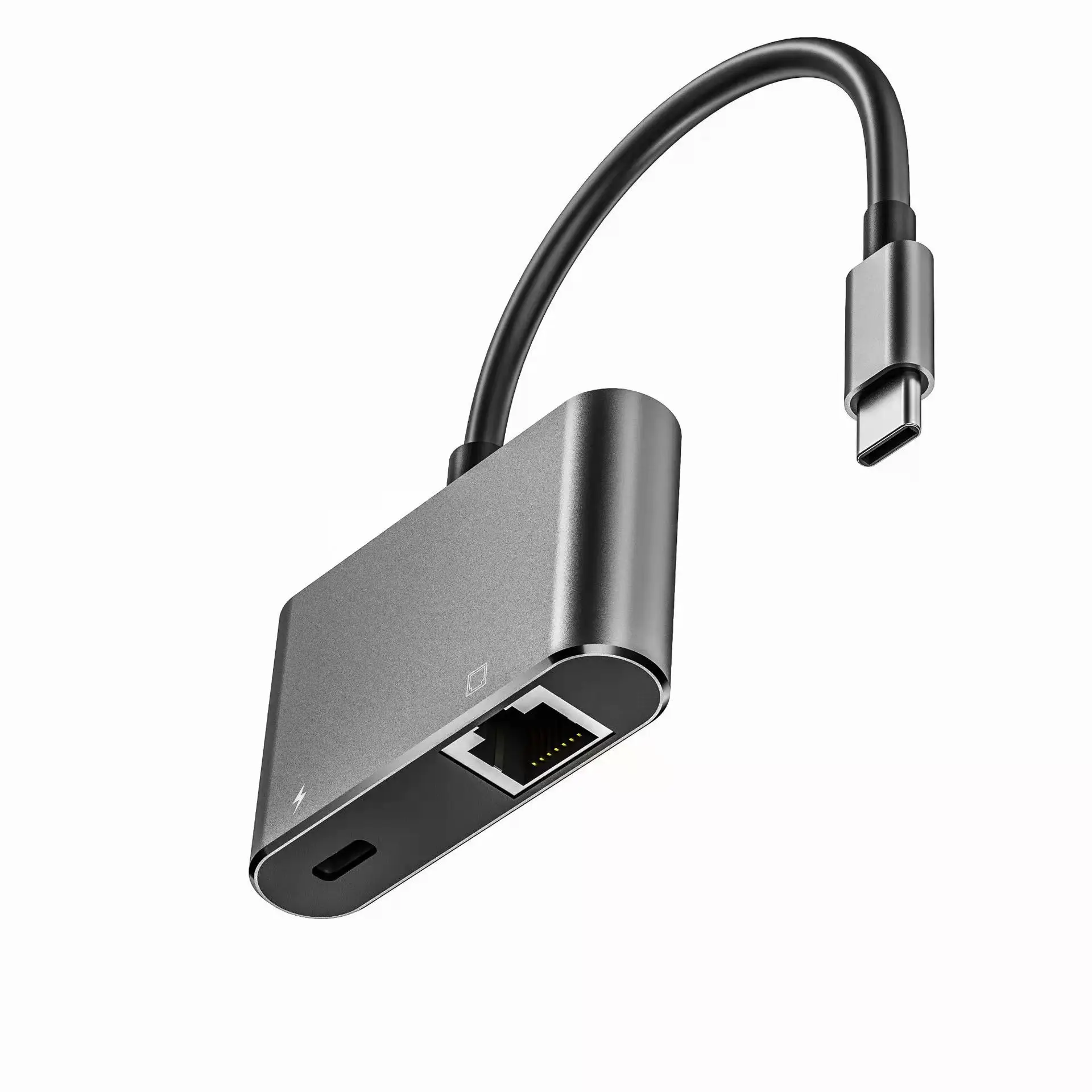 

1000 Мбит/с USB C к RJ45 Ethernet LAN проводной сетевой адаптер OTG Ethernet USBC с зарядным кабелем для устройств MacBook Surface USB C