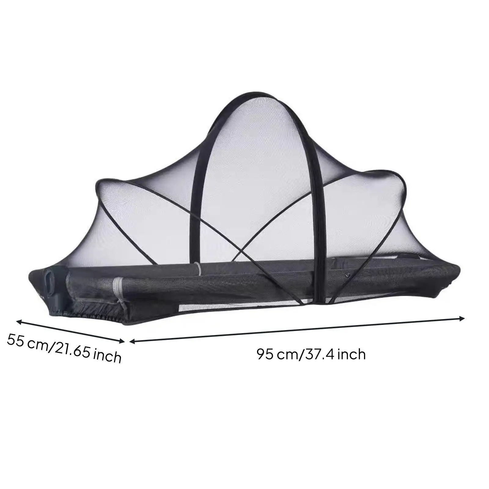 Foldable Crib Net ed Crib Tent Mesh Net Cover for Infants, Children, Nursery, Bedroom view 3