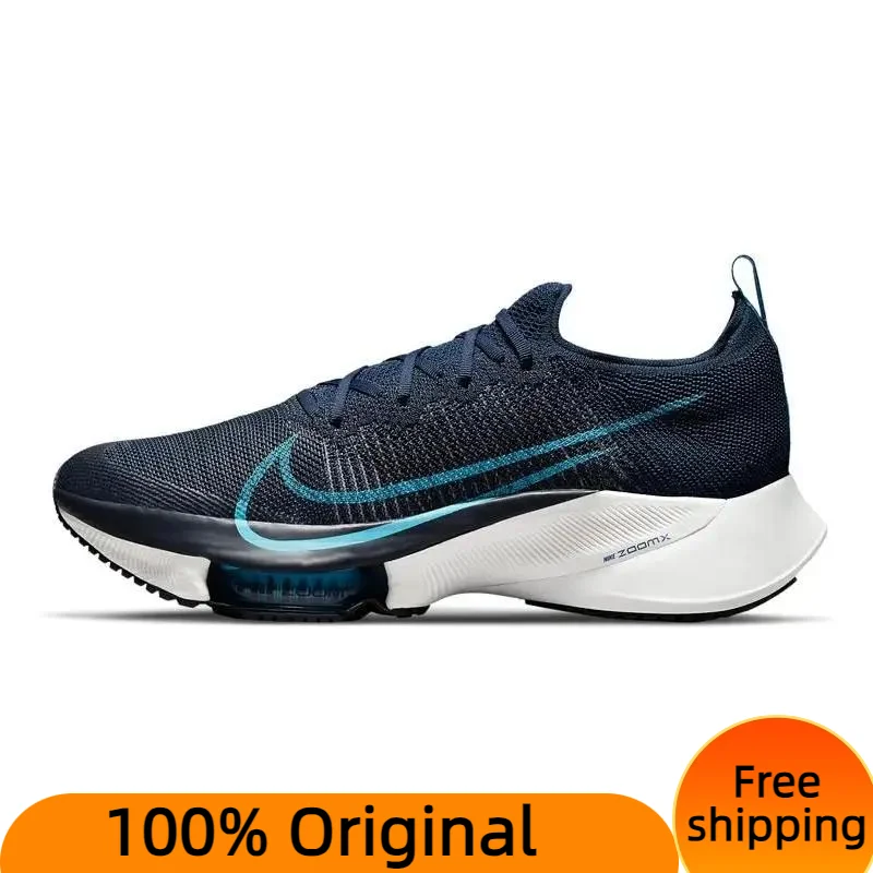 Nike Air Zoom Tempo Next% Flyknit College Navy Sneakers shoes CI9923-401 With Original Box