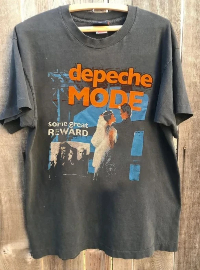 Camiseta de la banda Depeche Mode con gráfico en color carbón, unisex, para hombre y mujer, tallas S-4XL, camiseta vintage con gráfico, novedad de verano 2026 para mujer