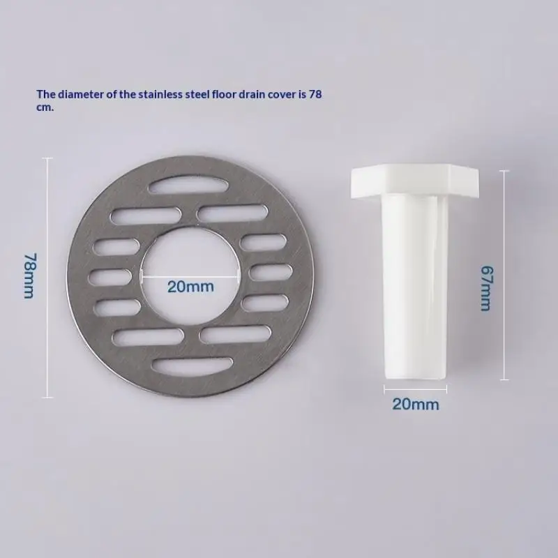 Durable ABS Floor Drain Cover Insect Control Odor Prevention Pipe Connector Bathroom Wash Machine Toilet Sewer