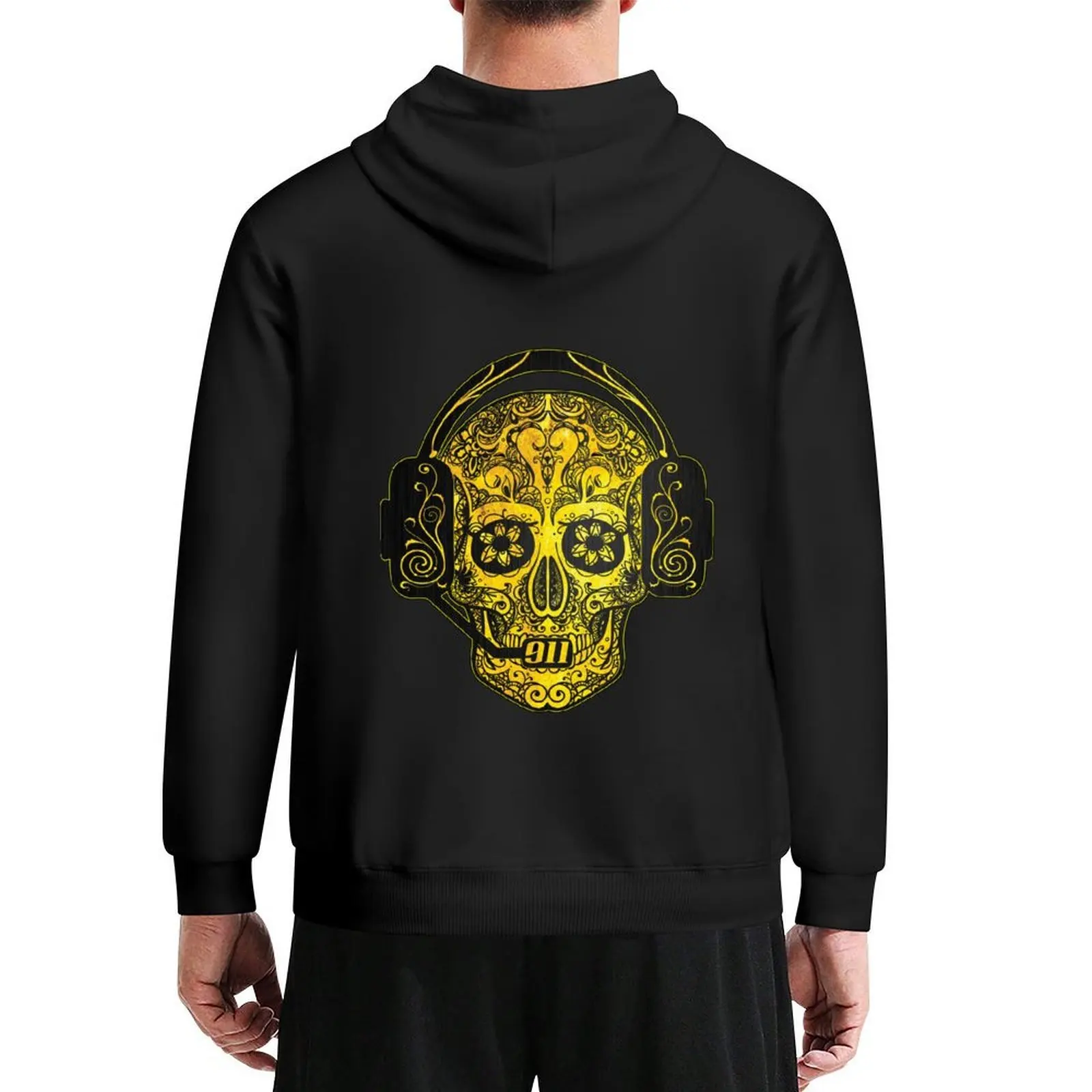 

Dispatcher Sugar Skull Hoodie anime clothing fashion men mens clothes mens clothing mens hoodies