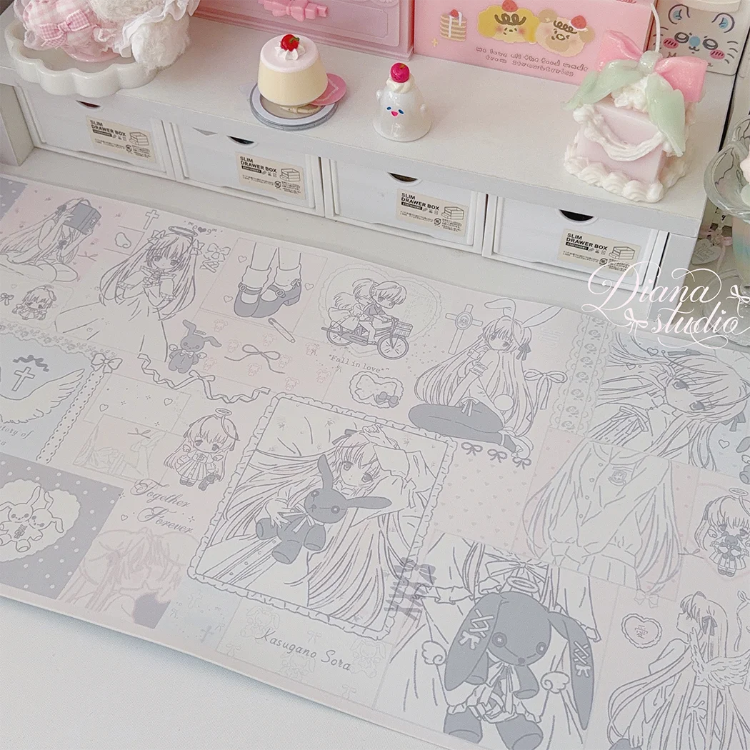 แผ่นรองเมาส์ขนาดใหญ่สำหรับสาวๆ - Desk Pad Leather Large บทวิจารณ์และราคา
