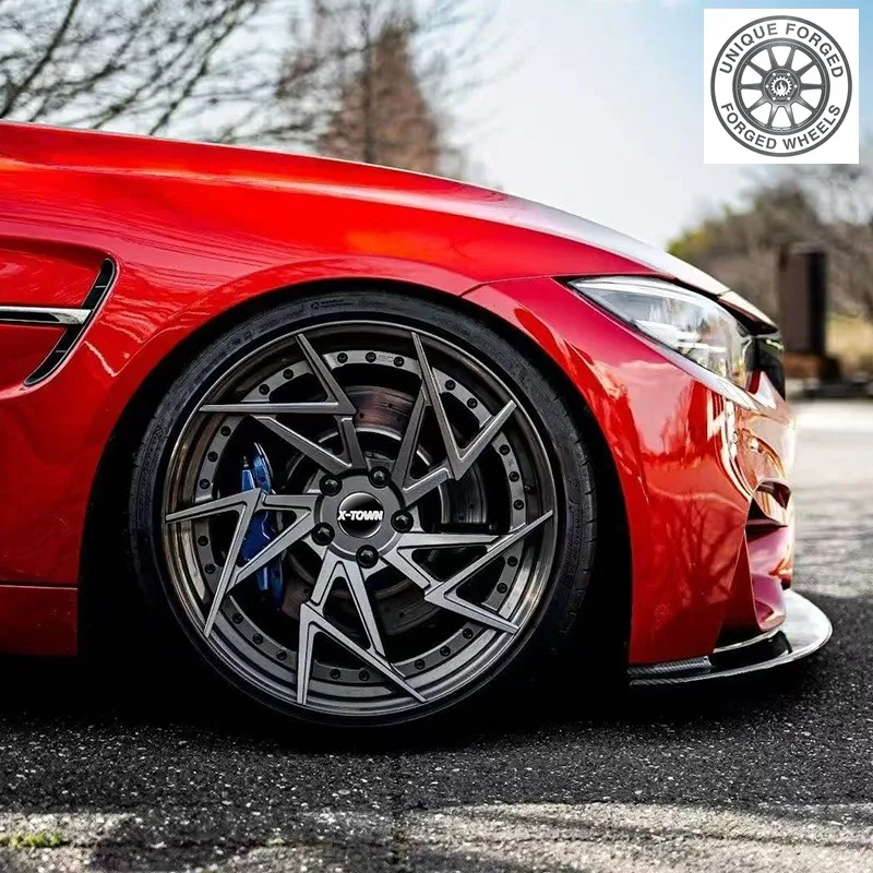 26 Style 5x112 5x120 5x114.3 5x108 5x127 4x100 Passenger Car Wheel Customized 2 Piece 17 18 19 20 21 22 24 Inch Forged Wheels Ne