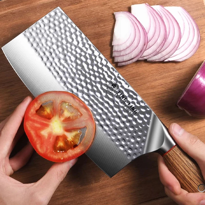 High grade forging cutter - New home cutting knife - Kitchen knife Stainless steel slicing knife - chef\'s hammer slicing knife
