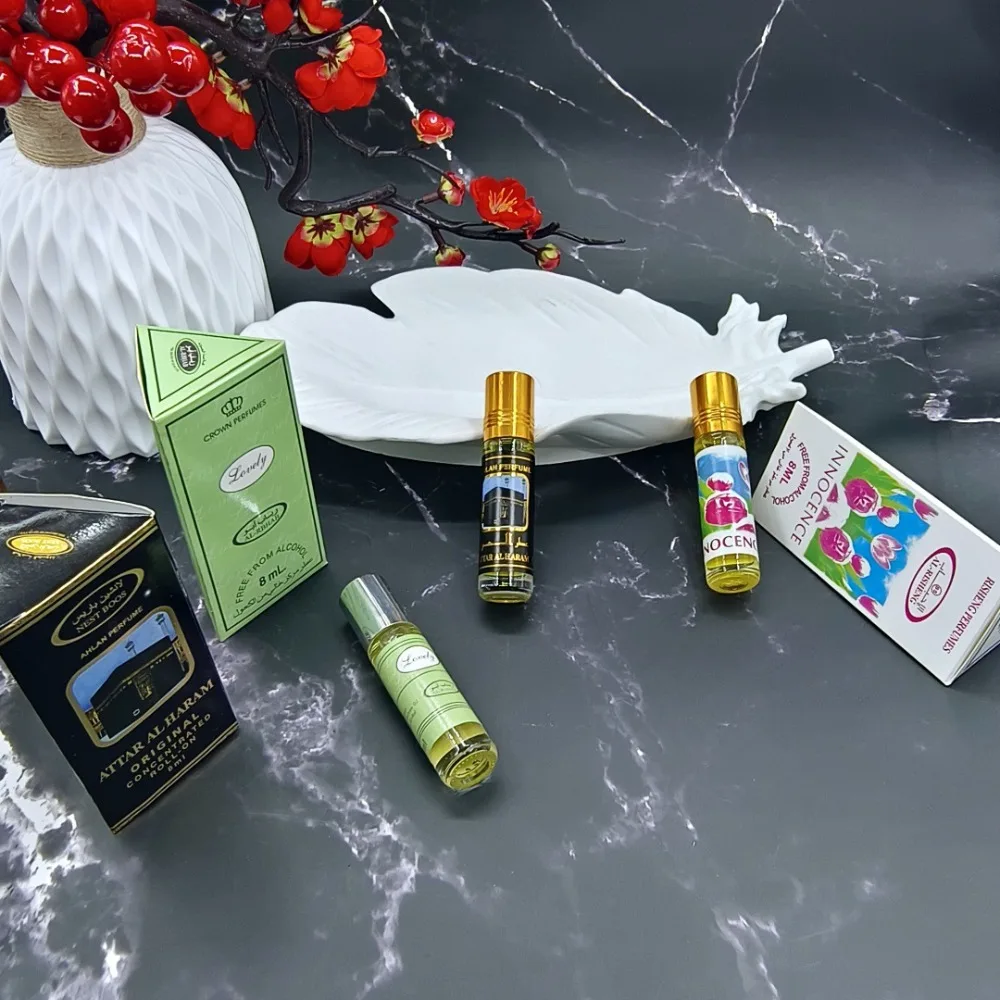 

Арабский мускус, 8 мл, парфюмерное масло, без спирта, стойкий аромат, трансграничный размер для путешествий, аромат премиум-класса, духи Mujer Parfum