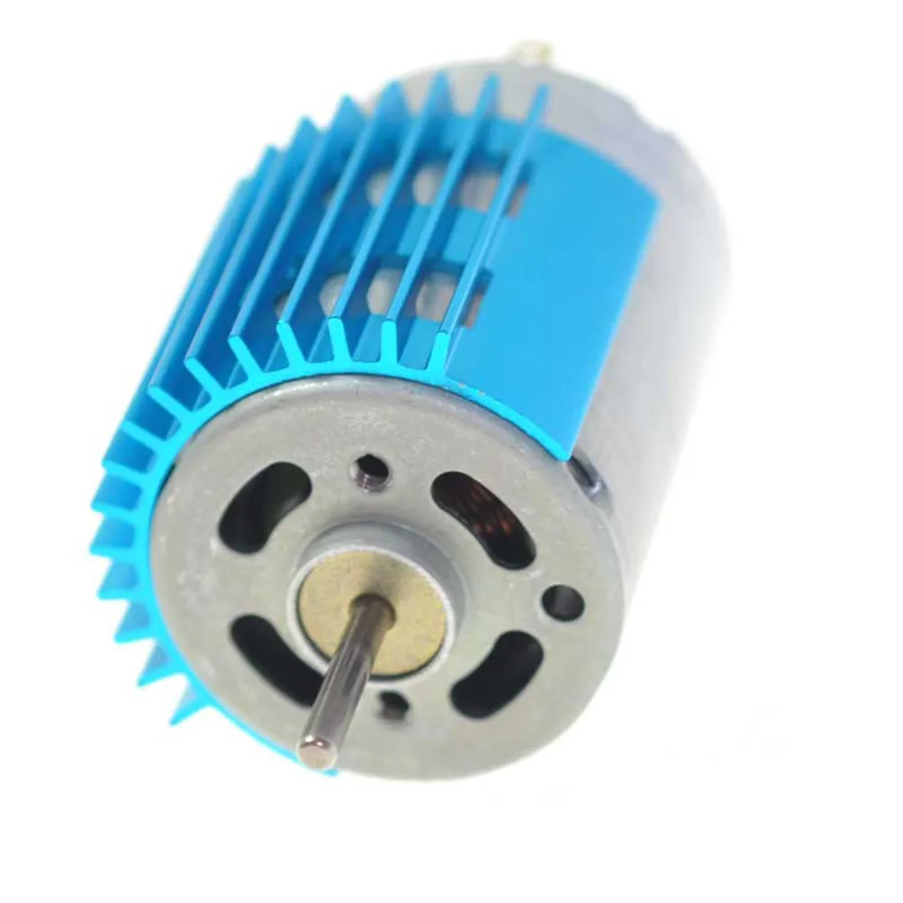 High Performance Blue Aluminum Motor Heat Sink for 540 550 Stock Modified Motors Cars Trucks and Rc Boats