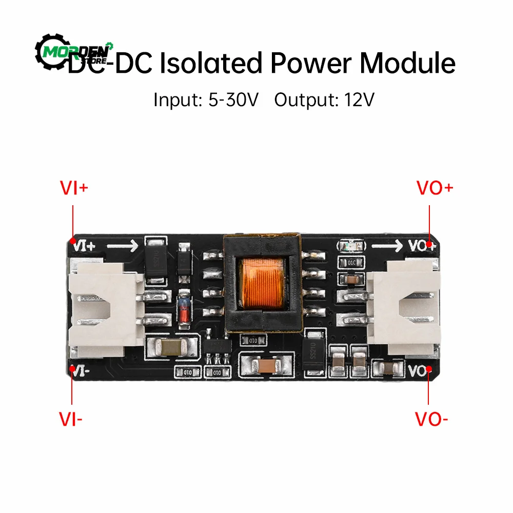 DC-DC 5W  Isolated Power Supply Module Voltage Input 5-36V Output 12V Module Power Supply